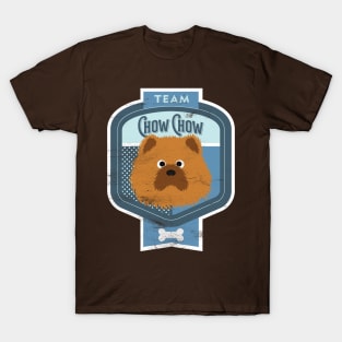 Team Chow Chow - Distressed Chow Chow Beer Label T-Shirt